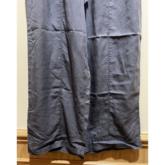 NWT ~ Nicole Miller Wide Leg Pants Blue\Gray Size M~ Vintage Look Wash - Picture 4 of 10